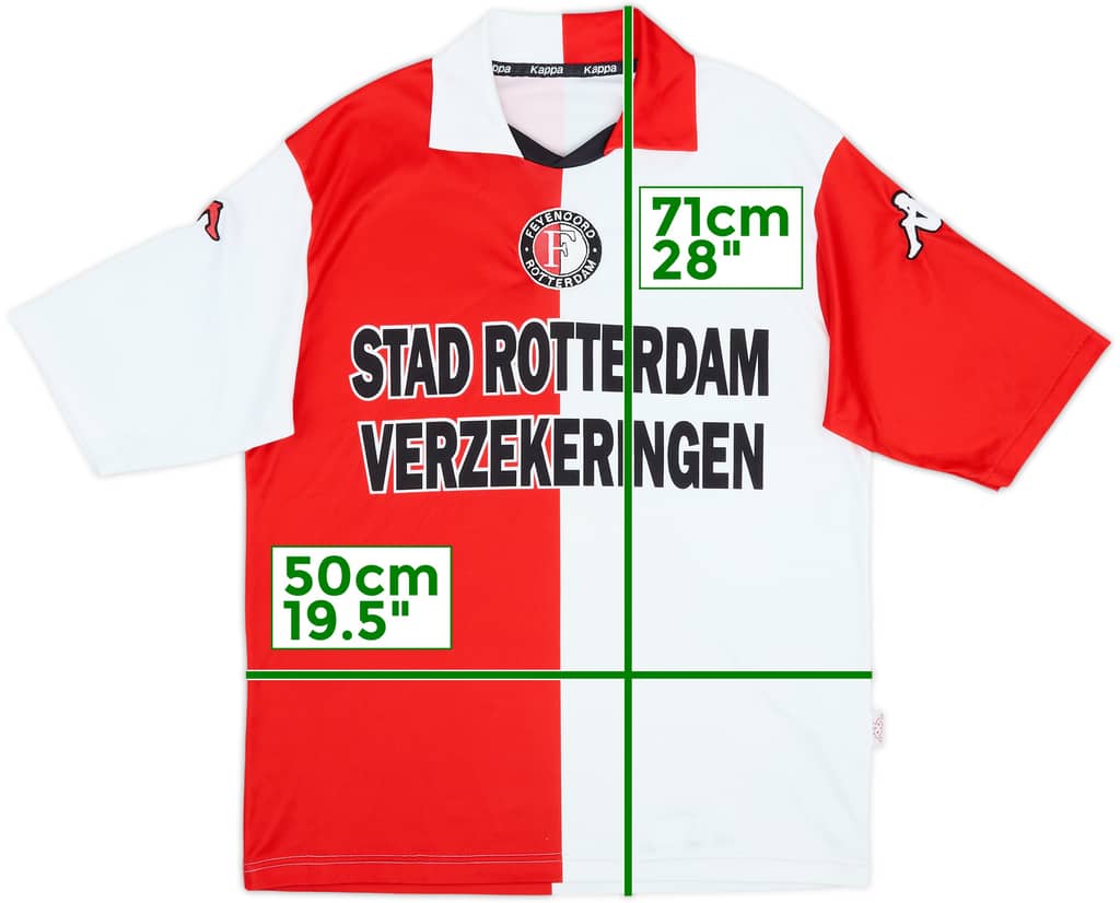 2001-02 Feyenoord Home Shirt - 8/10 - (S)