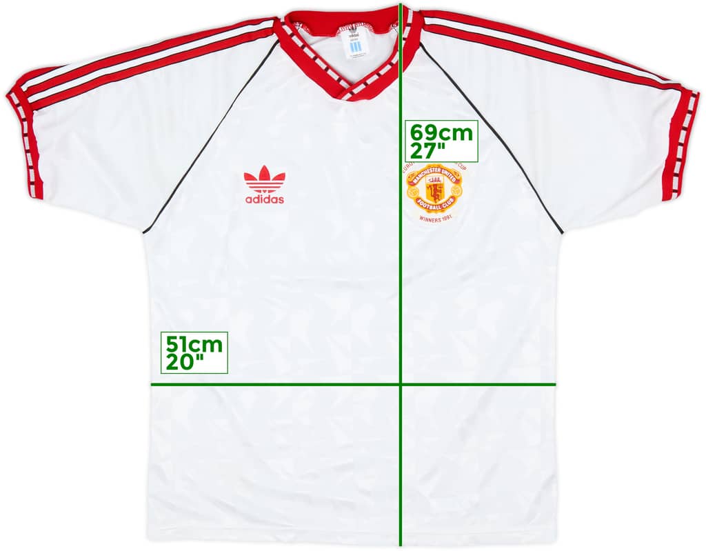 1991 Manchester United ECWC Shirt - 7/10 - (L)