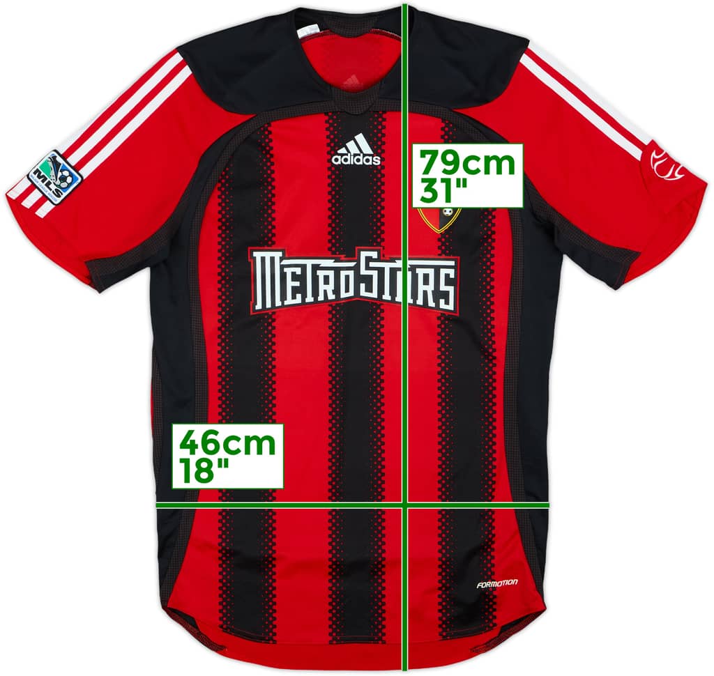 2006 NY/NJ Metro Stars Authentic Pre-Season Home Shirt - 8/10 - (S)