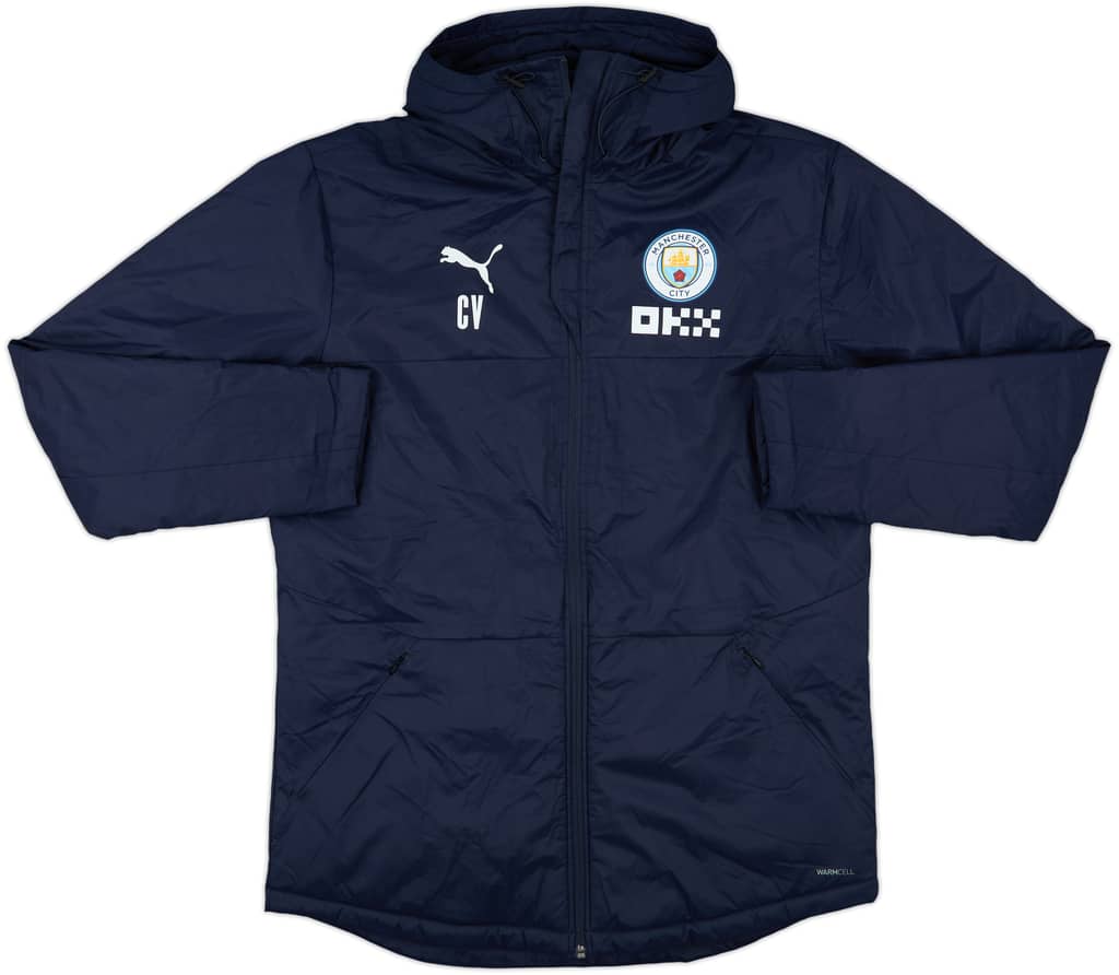 2022-23 Manchester City Puma Staff Issue Padded Bench Coat CV - 10/10 - (M)
