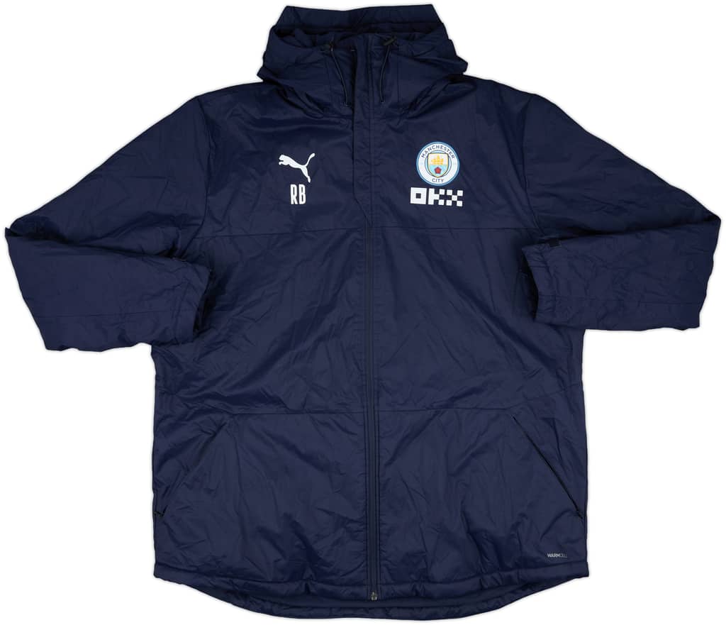 2022-23 Manchester City Staff Issue Puma Padded Bench Coat RB - 8/10 - (XXL)