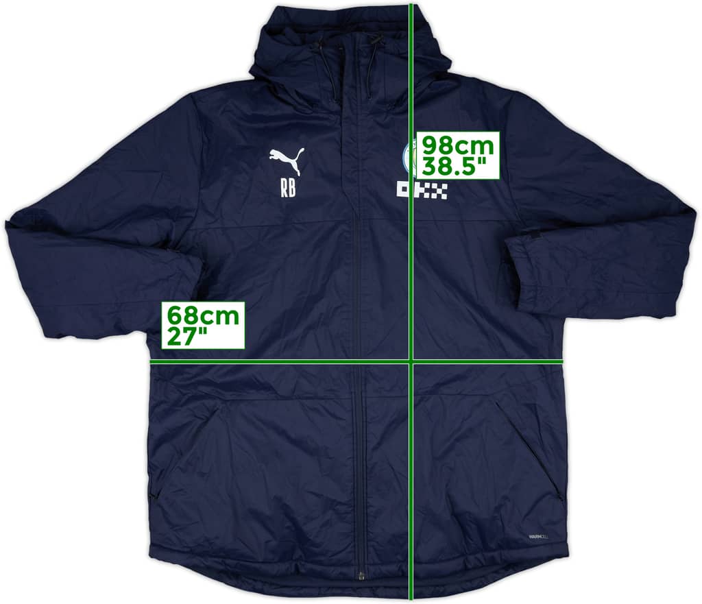 2022-23 Manchester City Staff Issue Puma Padded Bench Coat RB - 8/10 - (XXL)