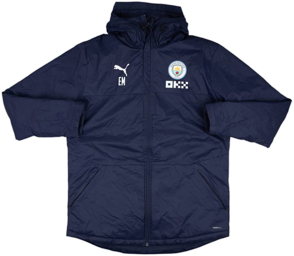 2022-23 Manchester City Staff Issue Puma Padded Bench Coat EM - 8/10 - (L)