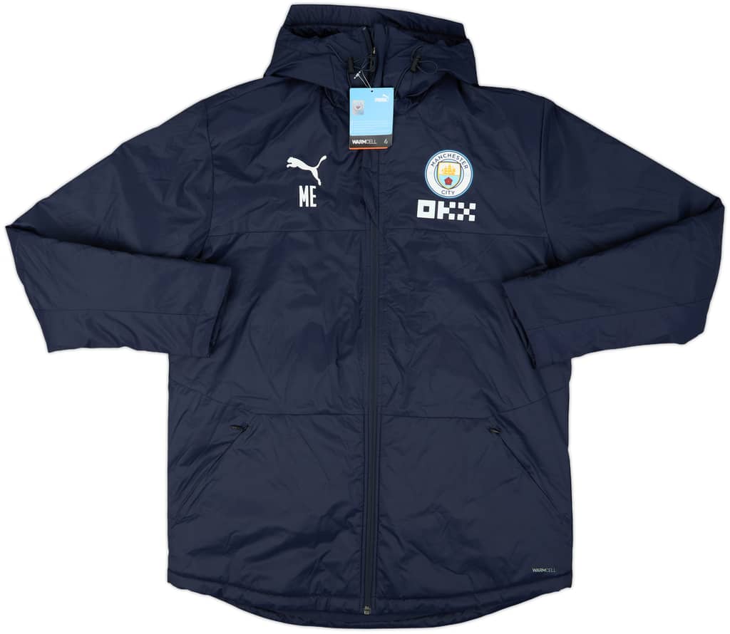 2022-23 Manchester City Staff Issue Puma Padded Bench Coat 'ME' (L)