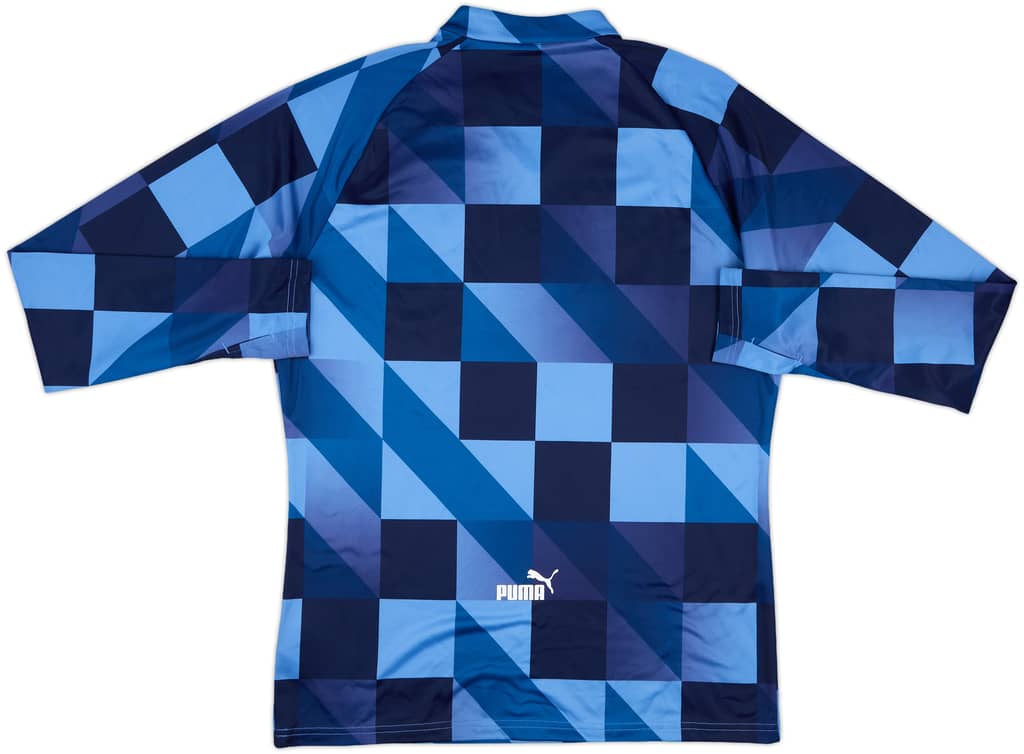 2022-23 Manchester City Puma Pre-Match Sweat Top - 10/10 - (L)