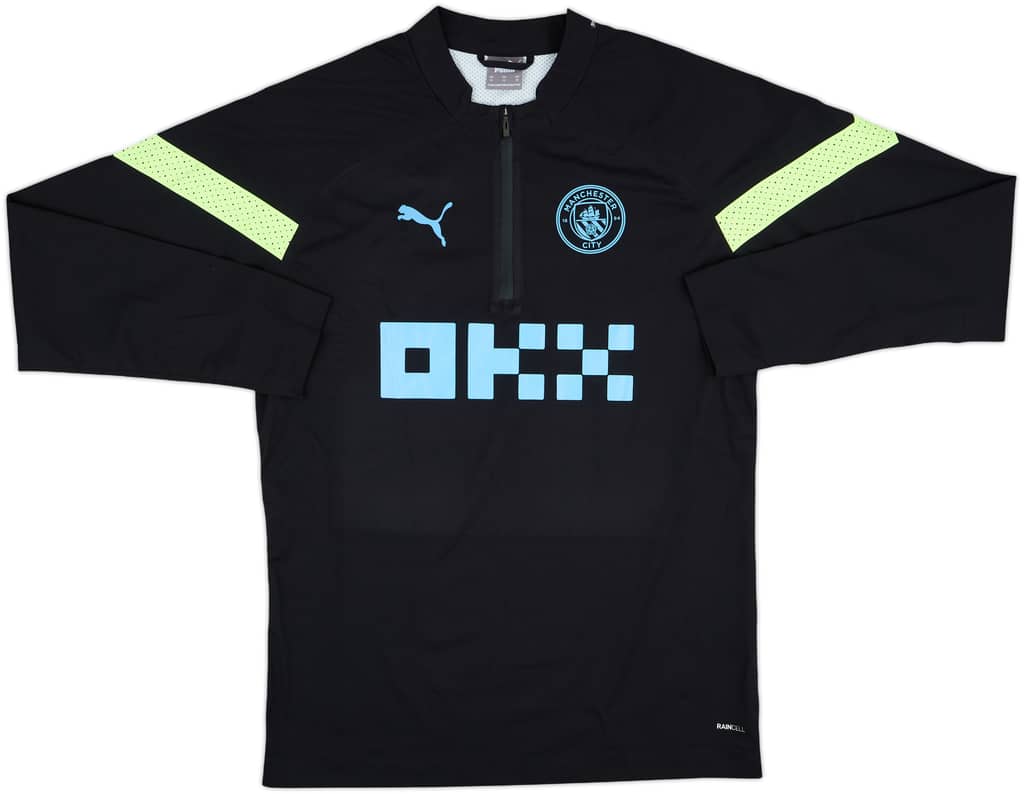 2022-23 Manchester City Puma 1/4 Zip Training Top - 6/10 - (M)