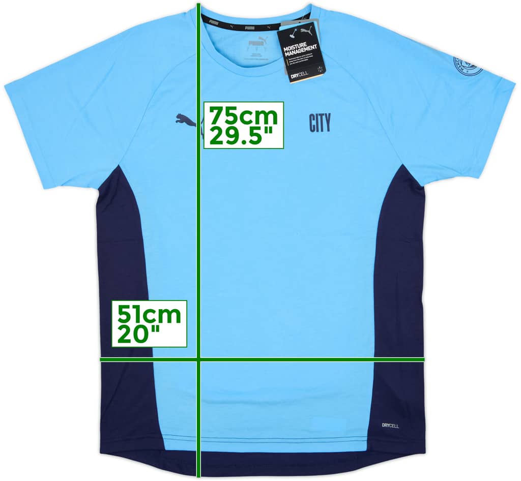 2020-21 Manchester City Puma Cotton Tee (L)