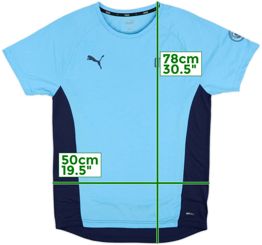 2020-21 Manchester City Puma Training Shirt - 9/10 - (L)