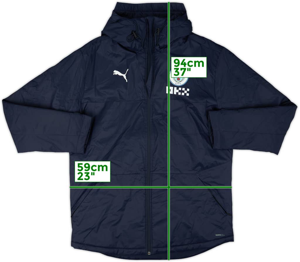2022-23 Manchester City Puma Padded Bench Coat - 10/10 - (L)