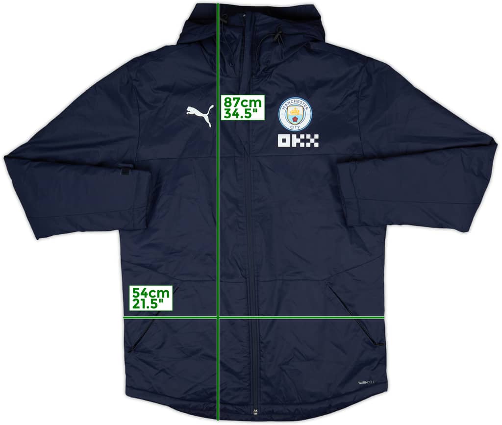 2022-23 Manchester City Puma Padded Bench Coat - 10/10 - (M)