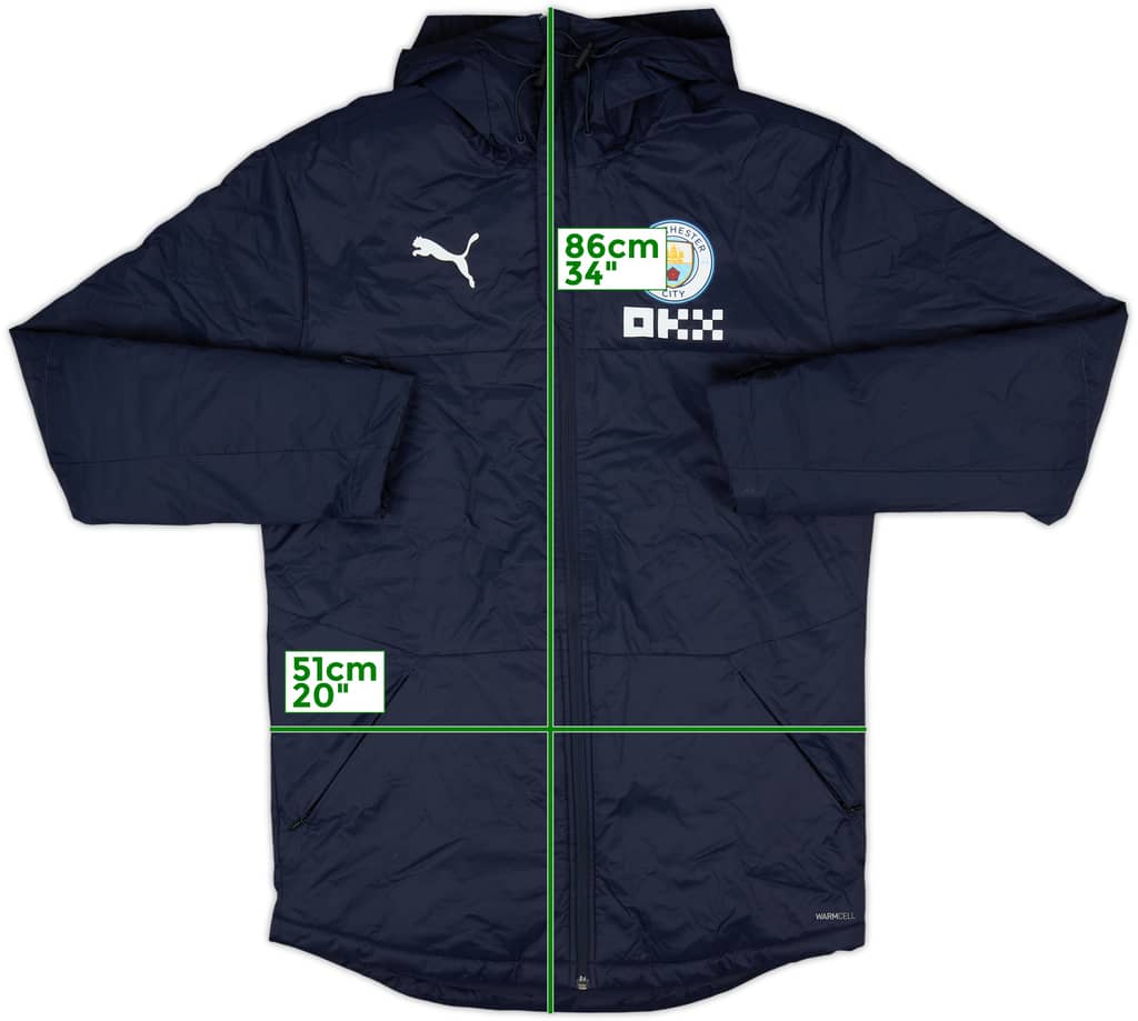 2022-23 Manchester City Puma Padded Bench Coat - 10/10 - (S)