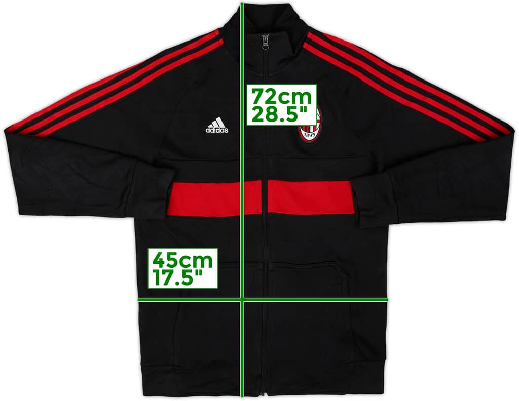 2013-14 AC Milan adidas Track Jacket - 8/10 - (S)