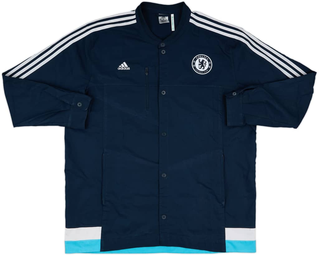 2014-15 Chelsea adidas Button Track Jacket - 5/10 - (XXL)