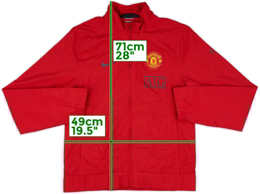 2009-10 Manchester United Nike Track Jacket - 8/10 - (S)
