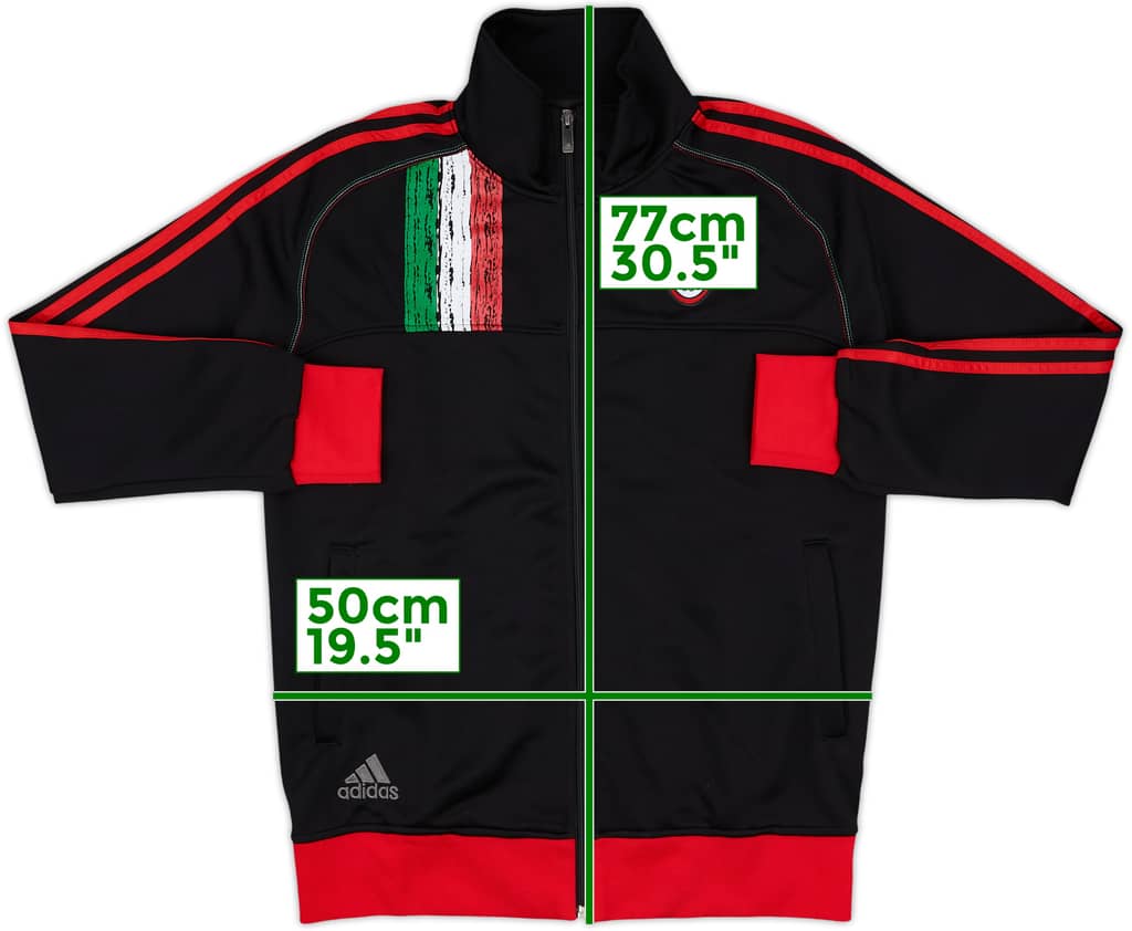 2013-14 AC Milan adidas Track Jacket - 7/10 - (M)