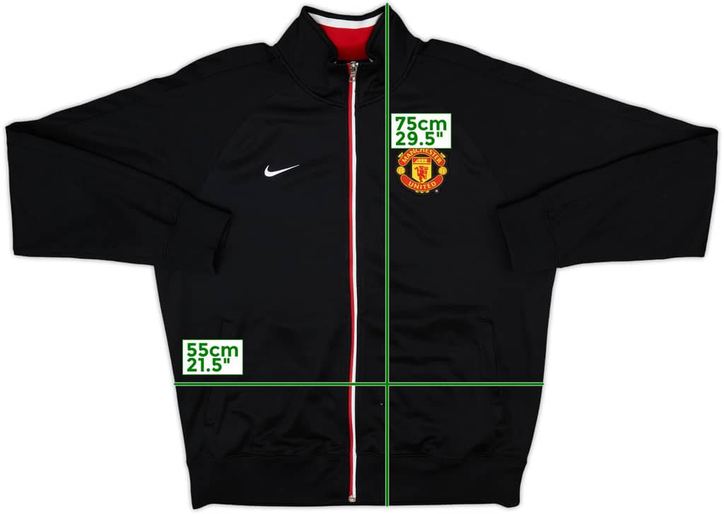 2012-13 Manchester United Nike Track Jacket - 7/10 - (XXL)