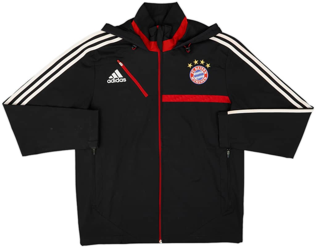 2013-14 Bayern Munich adidas Hooded Rain Jacket - 7/10 - (M)