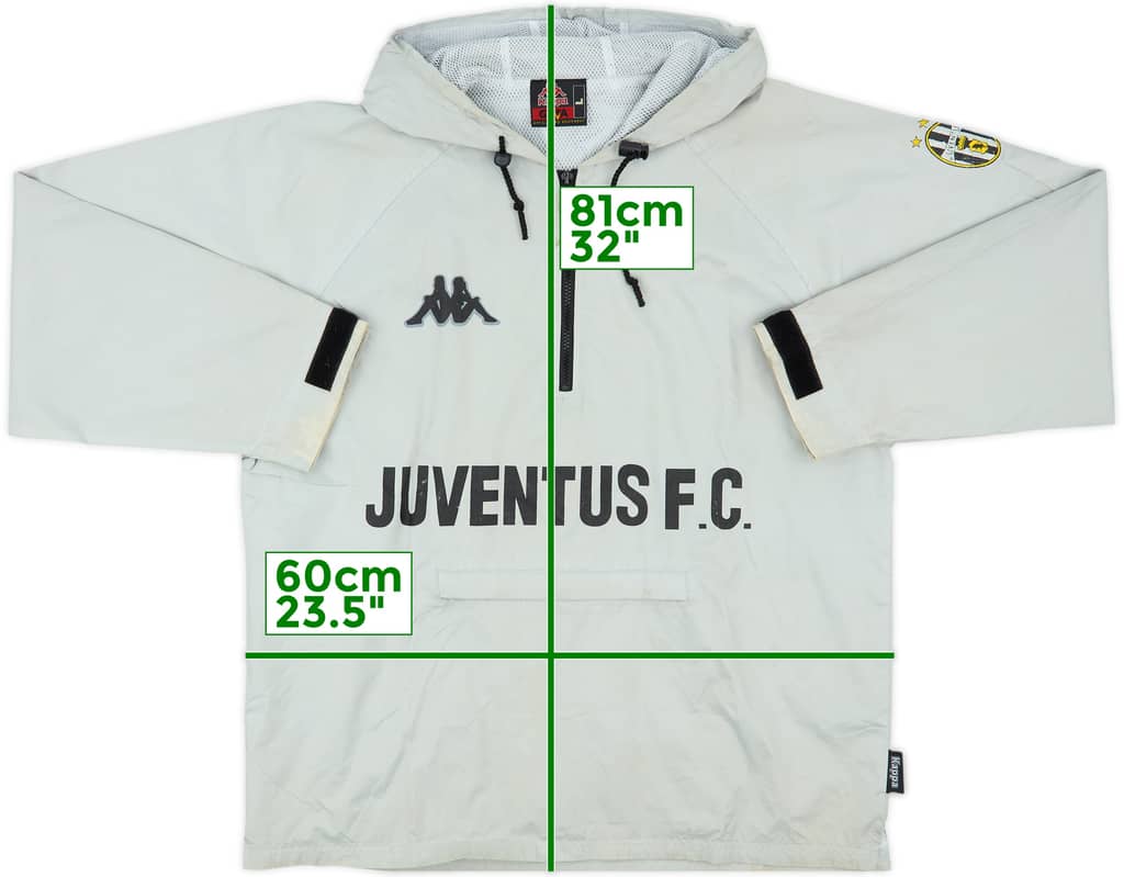 1994-95 Juventus Kappa 1/4 Zip Hooded Jacket - 7/10 - (L)