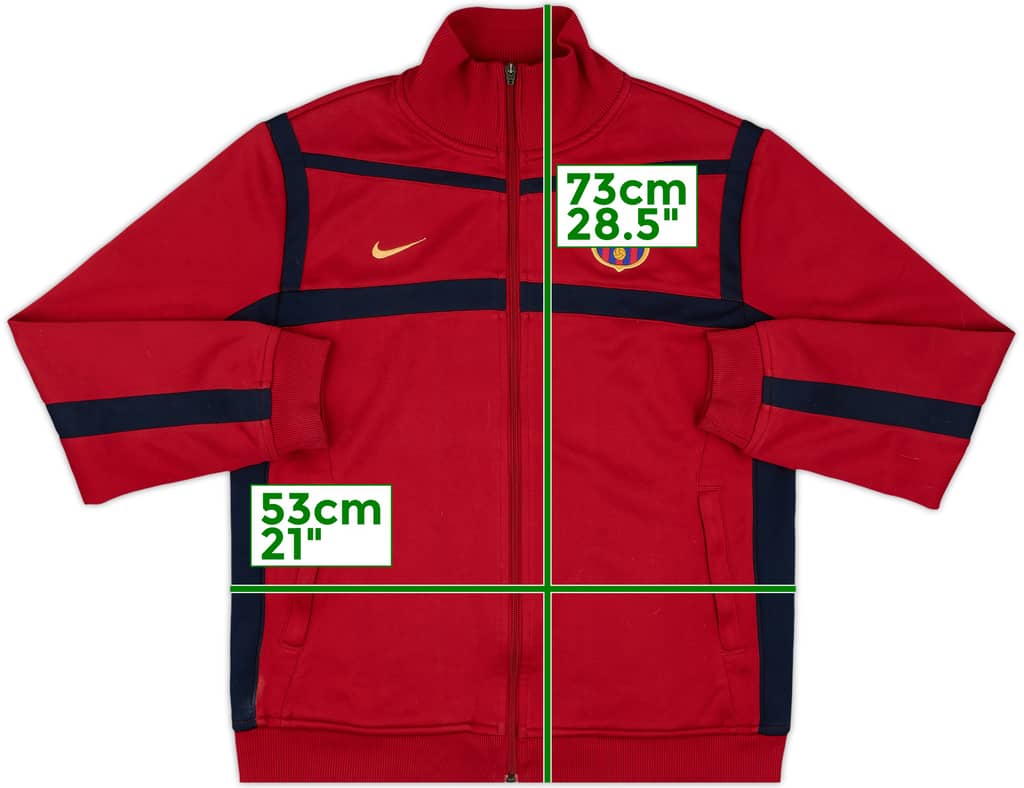 2008-09 Barcelona Nike Track Jacket - 8/10 - (M)