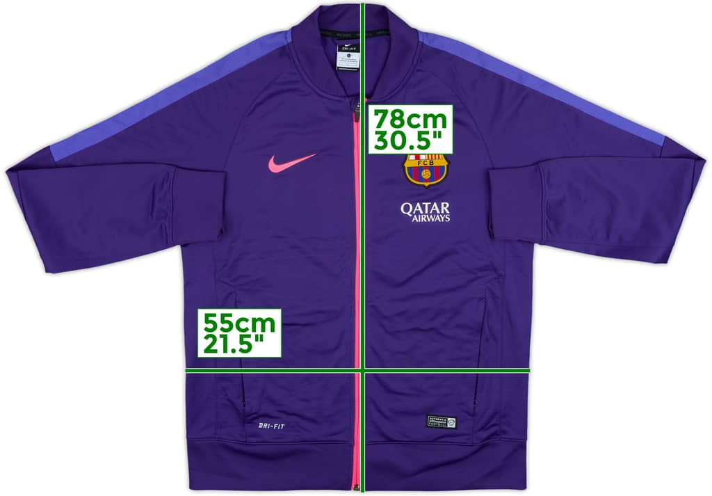 2015-16 Barcelona Nike Track Jacket - 8/10 - (L)