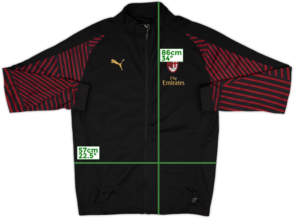 2018-19 AC Milan Puma Track Jacket - 10/10 - (XXL)