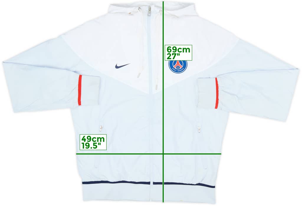 2015-16 Paris Saint-Germain Nike Hooded Track Jacket - 7/10 - (M)