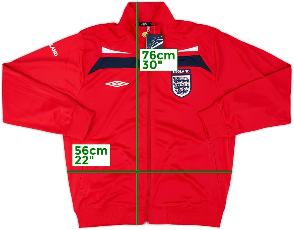 2008-10 England Umbro Track Jacket (L)