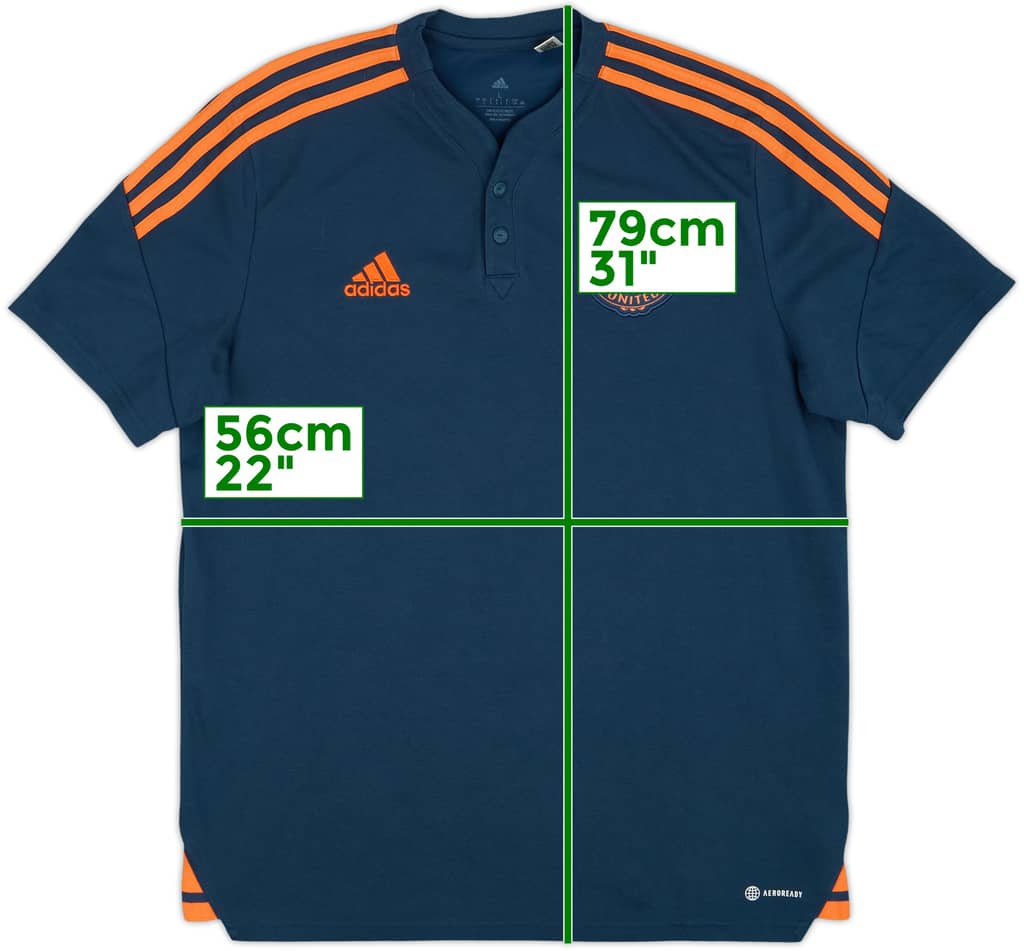 2022-23 Manchester United adidas Polo Shirt - 9/10 - (L)