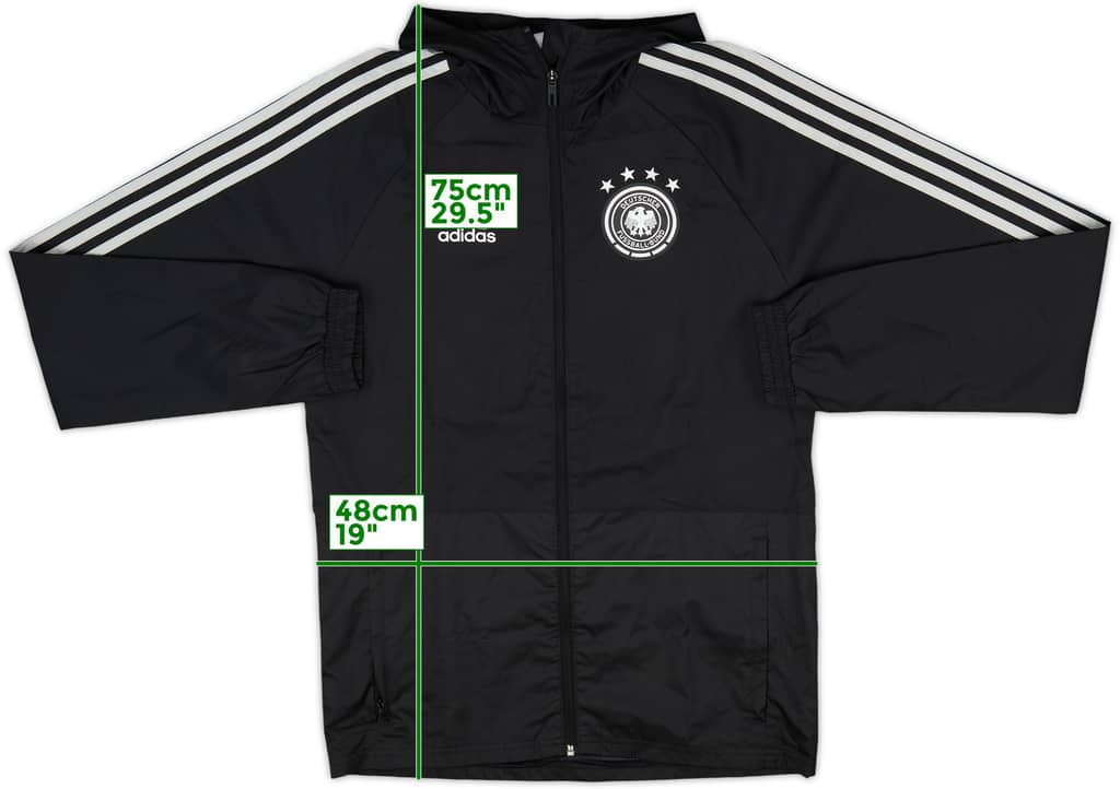2018-19 Germany adidas Hooded Rain Jacket - 10/10 - (S)