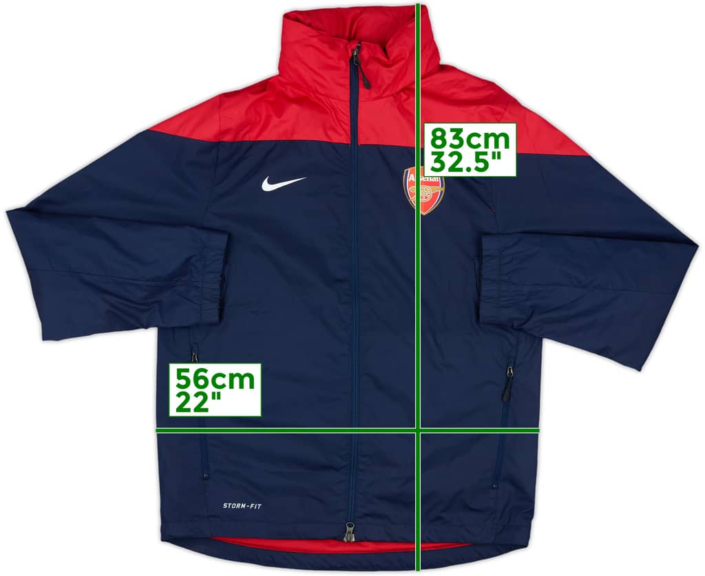 2013-14 Arsenal Nike Track Jacket - 9/10 - (M)