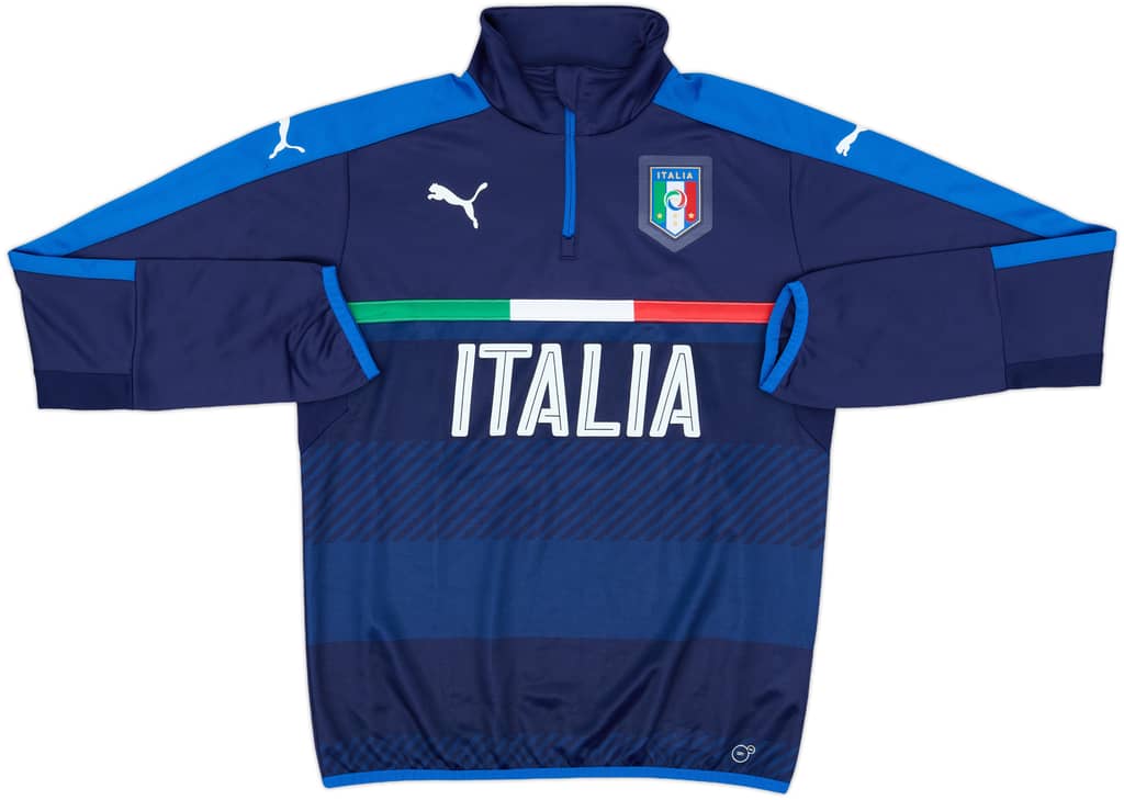 2014-15 Italy Puma 1/4 Zip Drill Top - 8/10 - (M)