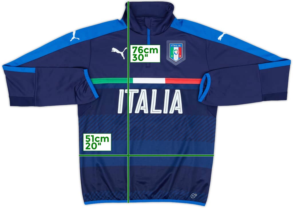 2014-15 Italy Puma 1/4 Zip Drill Top - 8/10 - (M)