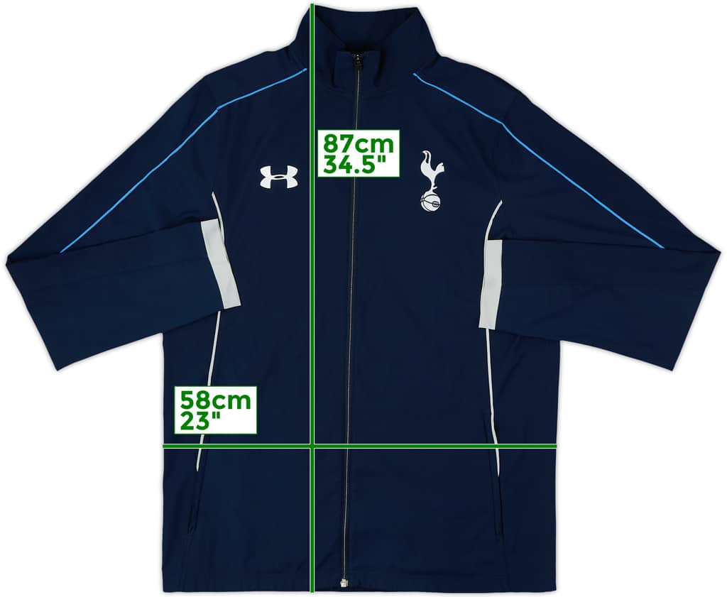2014-15 Tottenham Under Armour Track Jacket - 9/10 - (XL)