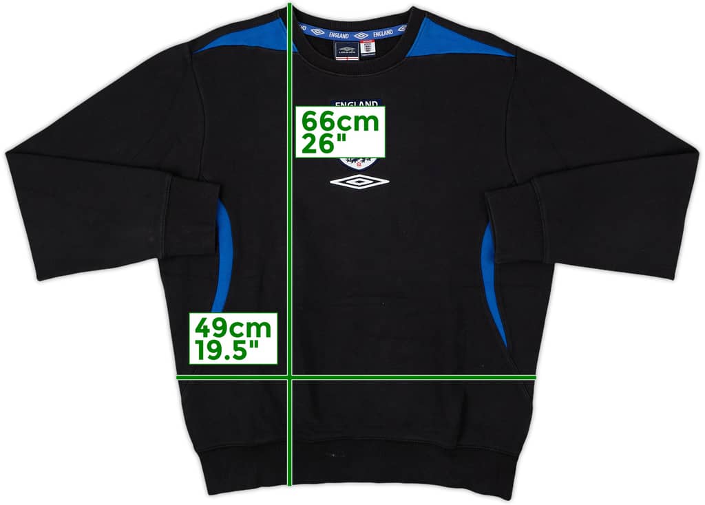 2008 England Umbro Sweat Top - 6/10 - (S)