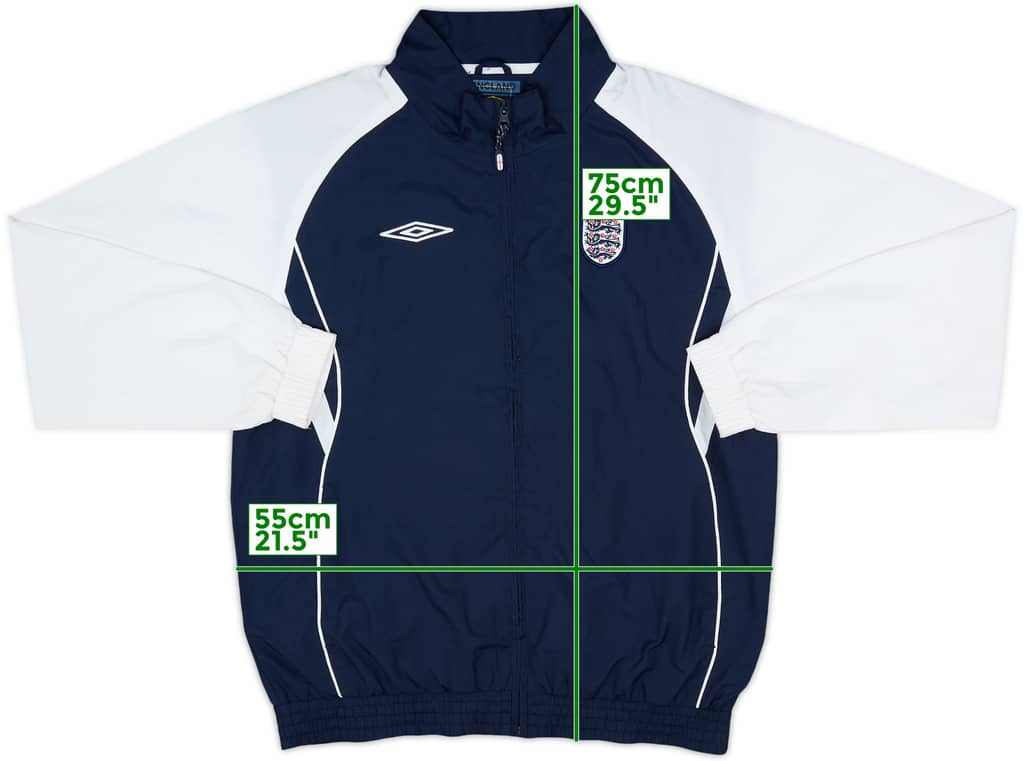 2008-09 England Umbro Track Jacket - 8/10 - (M)