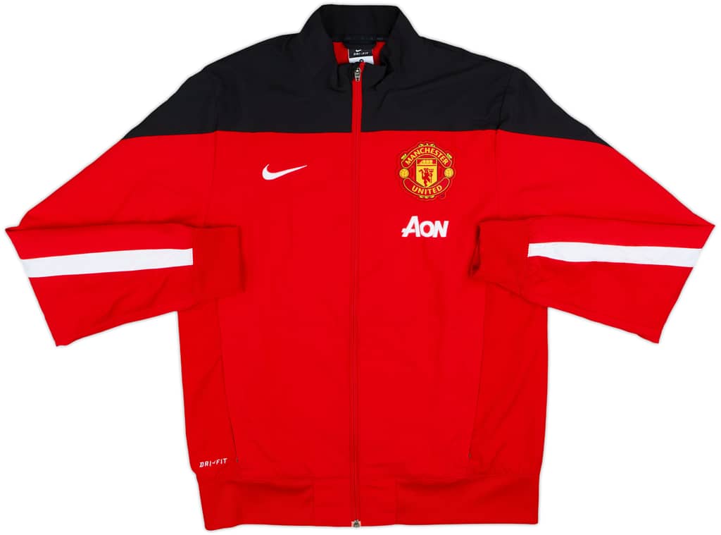 2013-14 Manchester United Nike Track Jacket - 8/10 - (M)