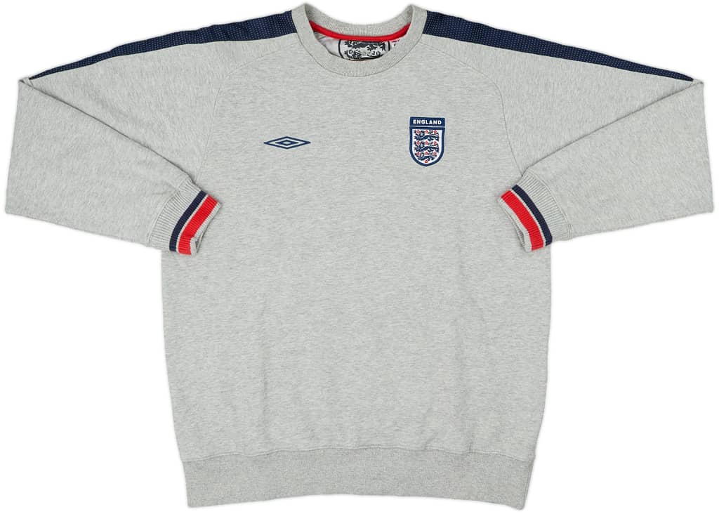 2006-08 England Umbro Sweat Top - 8/10 - (M)