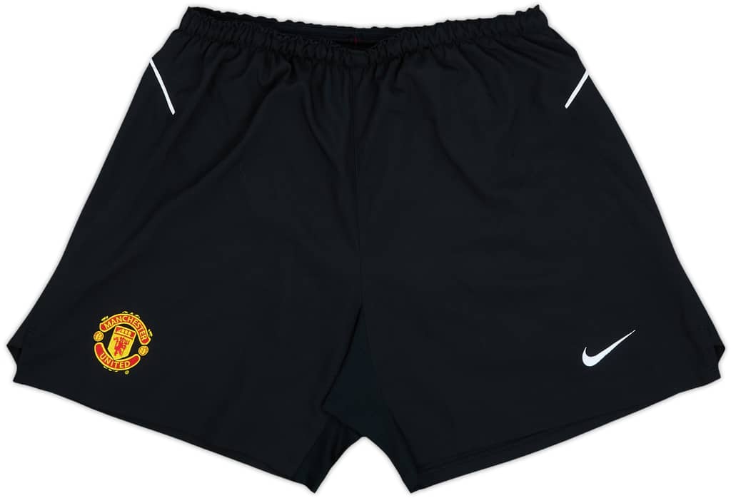 2004-06 Manchester United Home Shorts - 9/10 - (L)