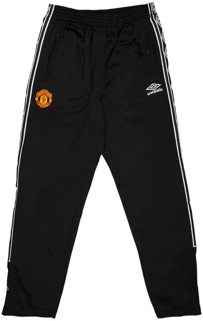 1998-00 Manchester United Umbro Track Pants/Bottoms - 10/10 - (L)