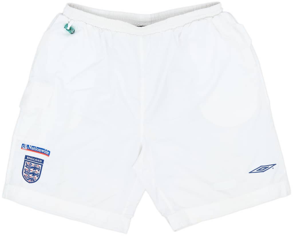 2001-02 England Umbro Training Shorts - 8/10 - (L)