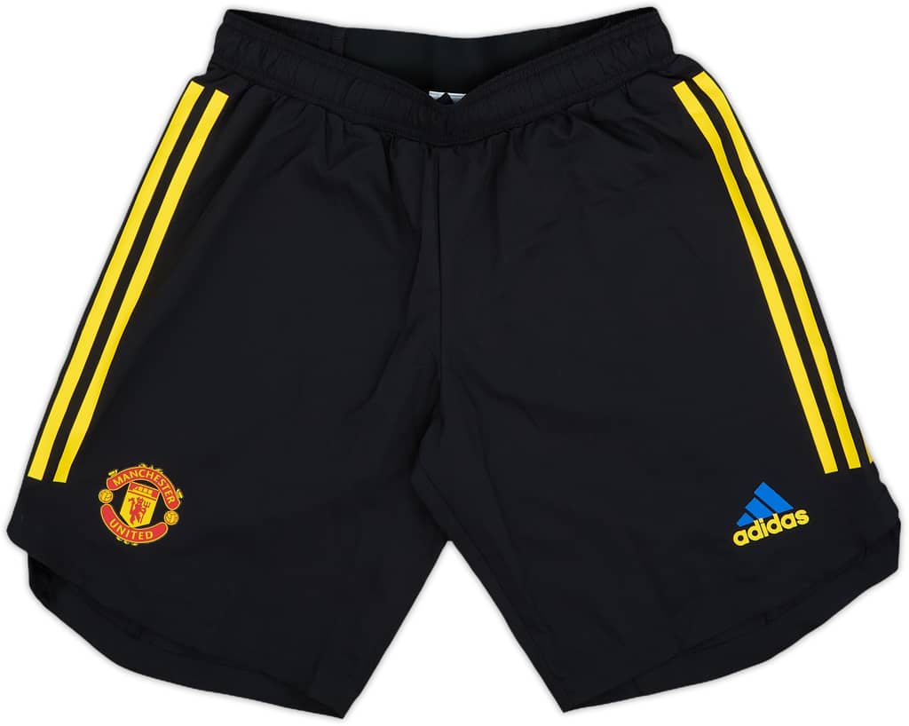 2021-22 Manchester United Authentic Third Shorts - 10/10 - (S)