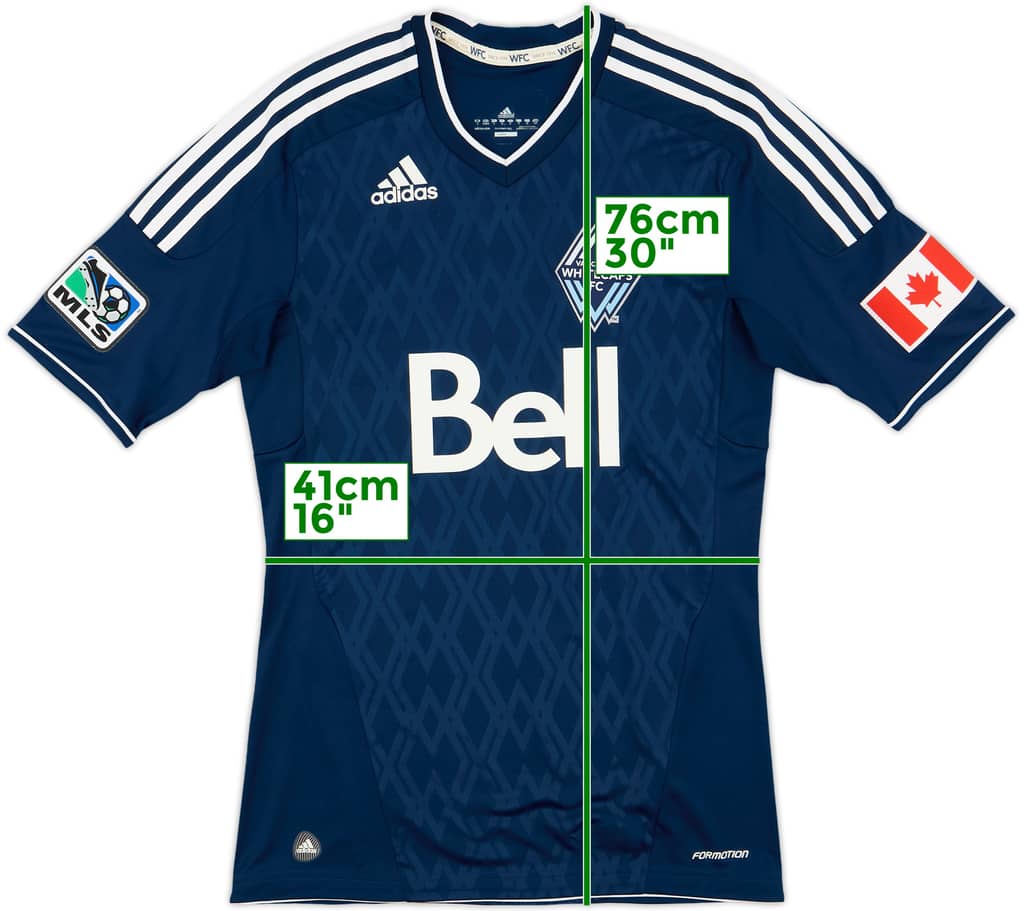 Camiseta de visitante del Vancouver Whitecaps 2012 - 9/10 - (S)