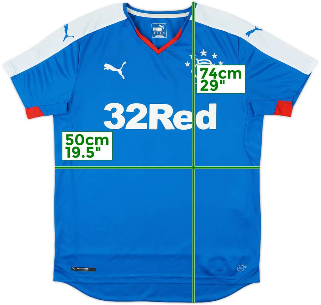 2015-16 Rangers Home Shirt - 7/10 - (M)