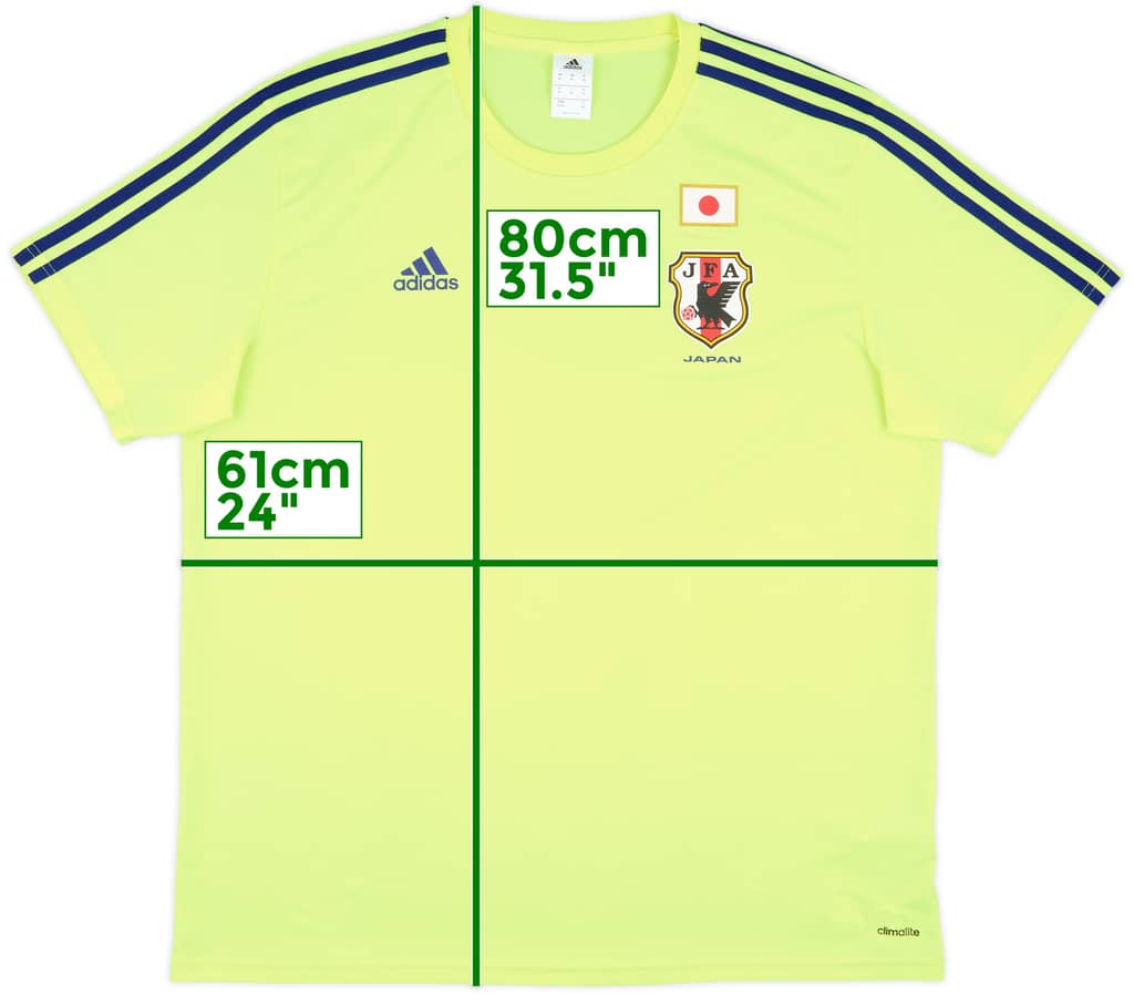 2014-15 Japan adidas Training Shirt - 9/10 - (XL)