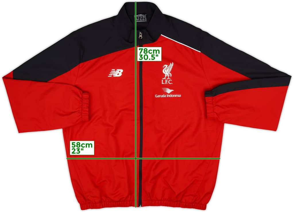 2015-16 Liverpool New Balance Track Jacket - 6/10 - (XL)