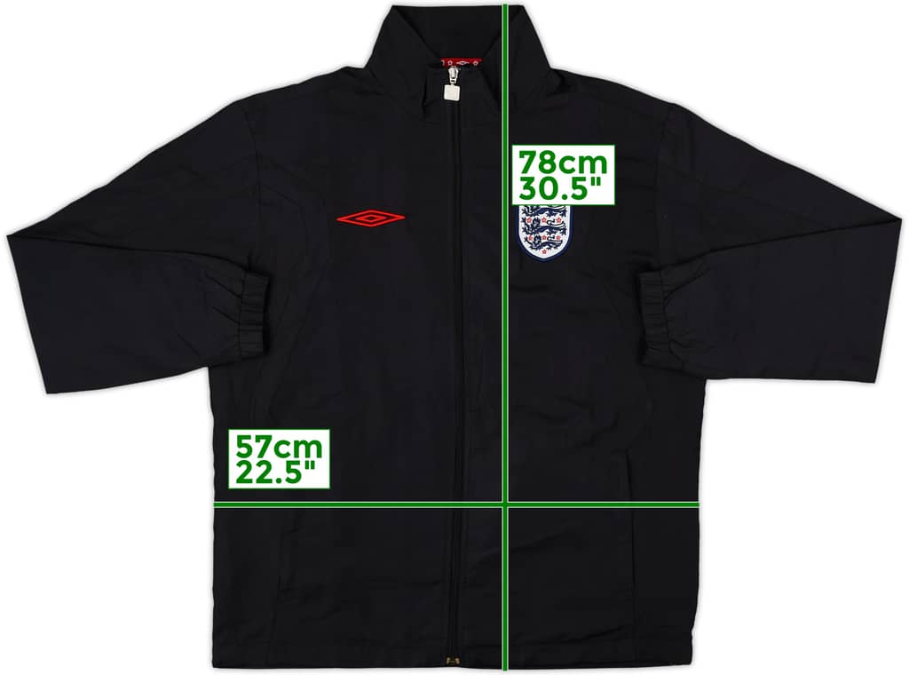 2008 England Umbro Track Jacket - 8/10 - (S)