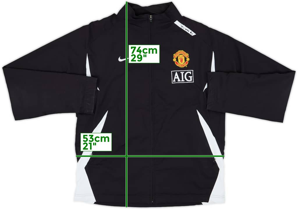 2007-08 Manchester United Nike Track Jacket - 6/10 - (M)