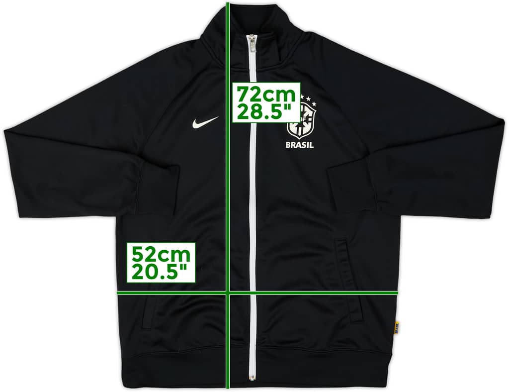 2013-14 Brazil Nike Track Jacket - 10/10 - (M)