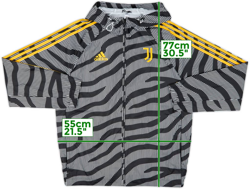 2023-24 Juventus adidas Hooded Track Jacket - 10/10 - (M)