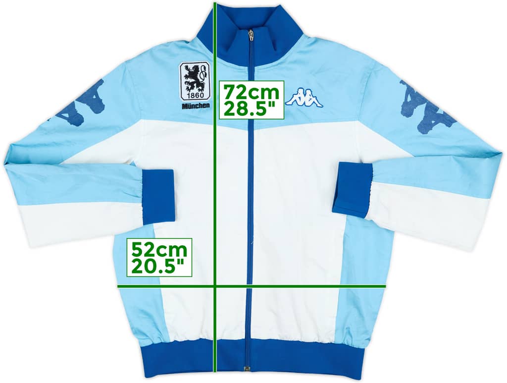 2006-08 1860 Munich Kappa Track Jacket - 8/10 - (L.Boys)